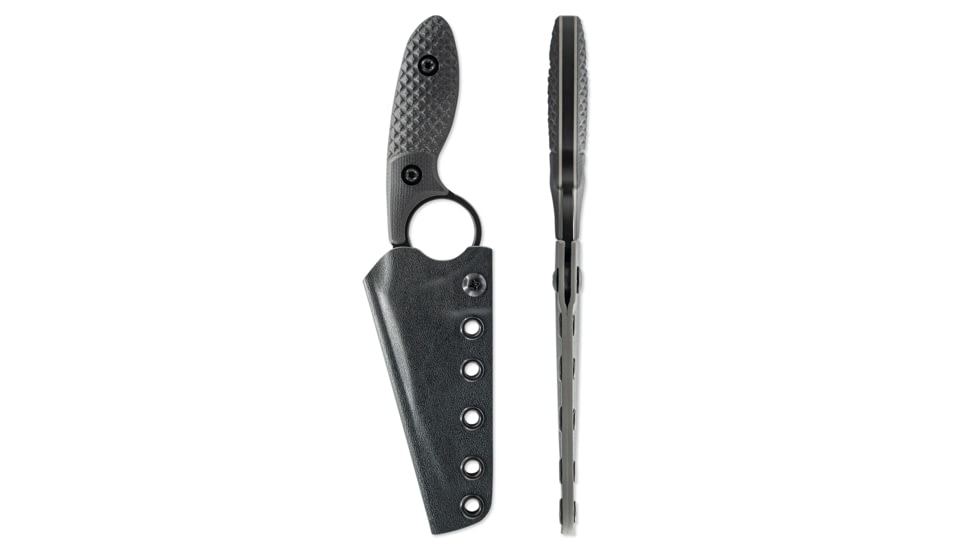 Toor Knives SOF Cortano Socom Fixed Blade Knives, 3.175in, CPM-M4, G10 Handle, Black