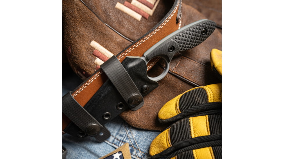 Toor Knives SOF Cortano Socom Fixed Blade Knives, 3.175in, CPM-M4, G10 Handle, Black