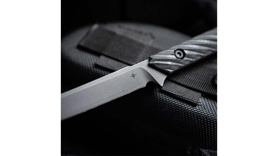 Toor Knives SOF Vespen Fixed Blade Knife, 4.3in, CPM M4 Blade, Modified Tanto Blade, G10, Black, Phantom Grey, Black, Vespen- Phantom Grey