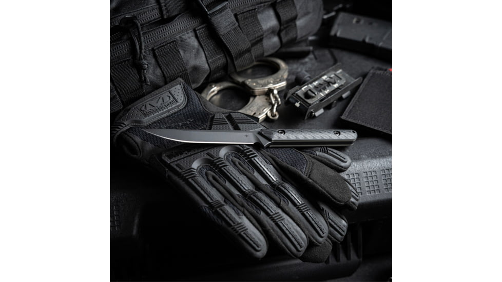 Toor Knives SOF Vespen Fixed Blade Knife, 4.3in, CPM M4 Blade, Modified Tanto Blade, G10, Black, Socom Black, Black, Vespen- Socom Black