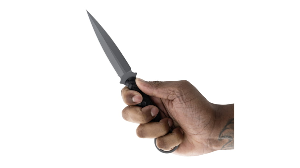 Toor Knives Specter R Fixed Blade Knife, 4.25in, CPM M4 Steel, G10 Handle, Phantom Grey, Black Hydro Static, Specter R - Phantom Grey