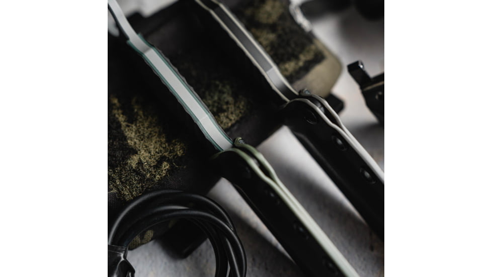 Toor Knives Specter R Fixed Blade Knife, 4.25in, CPM M4 Steel, G10 Handle, Phantom Grey, Black Hydro Static, Specter R - Phantom Grey