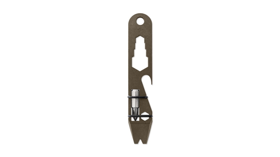 Toor Knives Titanium Keychain Multi-Tool, Bronze, Titanium MultiTool - Bronze