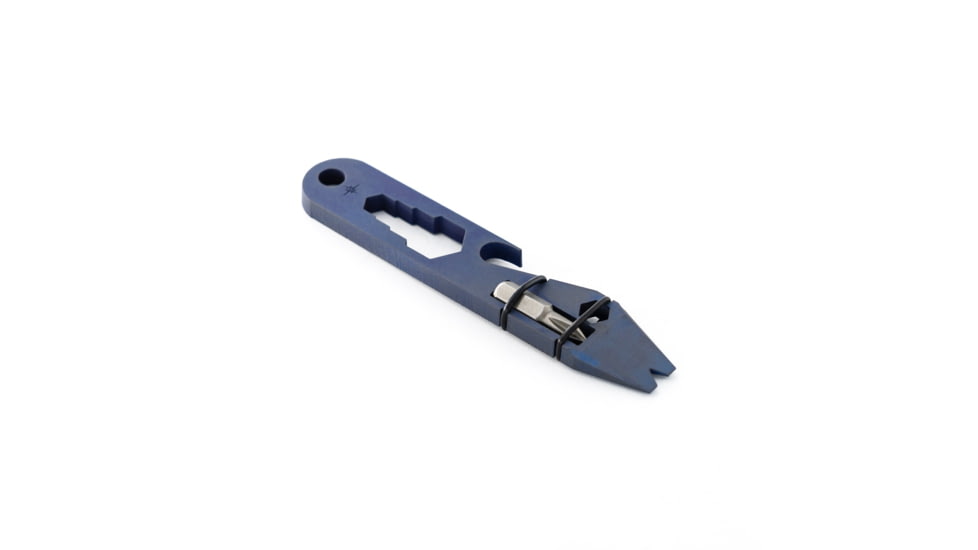 Toor Knives Titanium Keychain Multi-Tool, Cobalt, Titanium MultiTool - Cobalt
