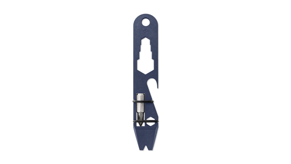 Toor Knives Titanium Keychain Multi-Tool, Cobalt, Titanium MultiTool - Cobalt