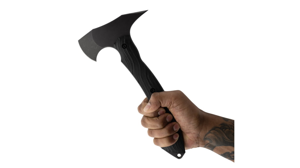 Toor Knives Tomahawk Axe, 5.75in, D2 Steel, G10 Handle, Carbon, Tomahawk-Carbon