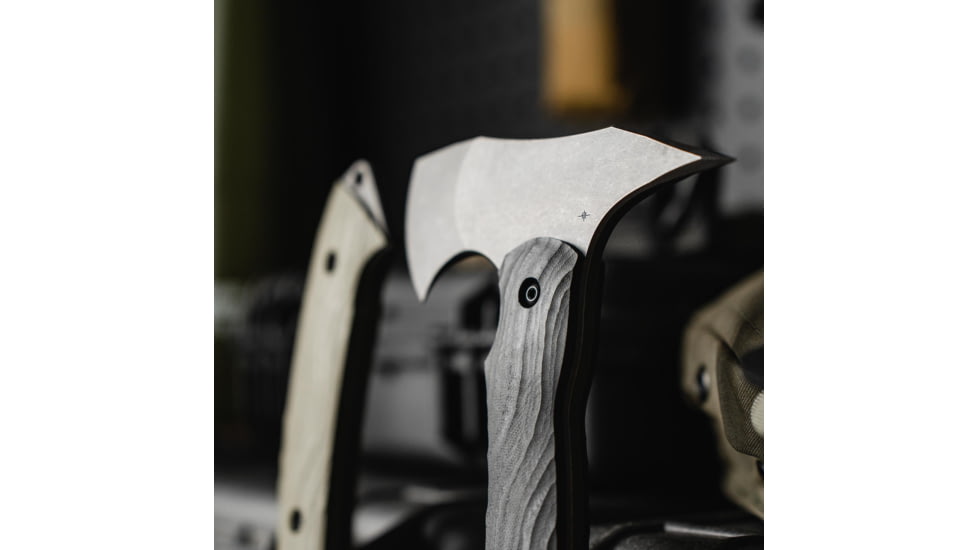 Toor Knives Tomahawk Axe, 5.75in, D2 Steel, G10 Handle, Carbon, Tomahawk-Carbon