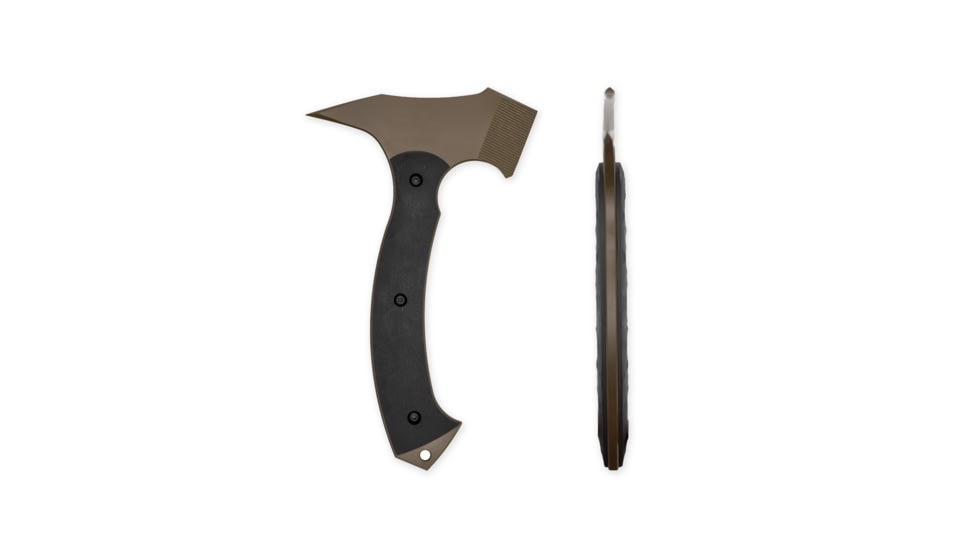Toor Knives Tomahawk F13 Axe, 5.5in, D2, G10 Handle, Bronze, Tomahawk F13-Bronze