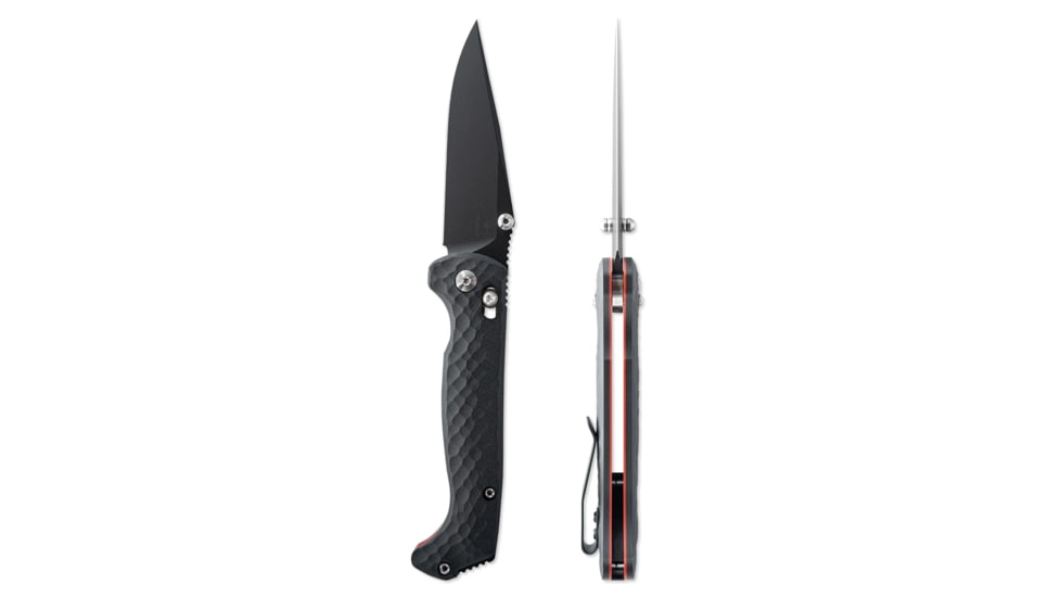 Toor Knives Dropwing Folding Knife, 3.5 in, CPM MagnaCut, Drop Point, G10, Shadow Black Handle, Dropwing - Shadow Black