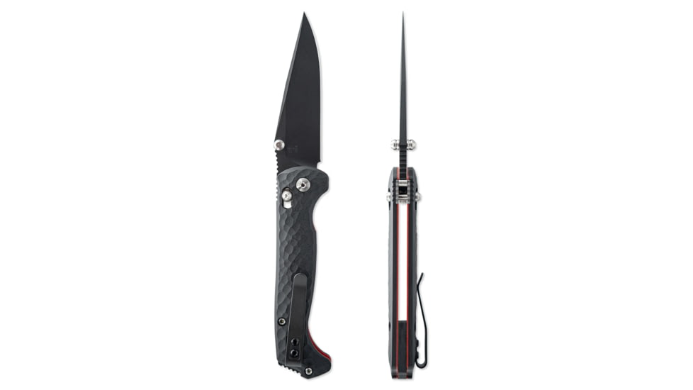 Toor Knives Dropwing Folding Knife, 3.5 in, CPM MagnaCut, Drop Point, G10, Shadow Black Handle, Dropwing - Shadow Black