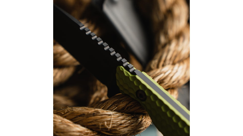 Toor Knives Toor Knives Mutiny Fixed Blade Knife, 4.0 in, CPM 154, Plain, Aluminum 7075 Sea Green, Premium Grey, Mutiny-Sea Green