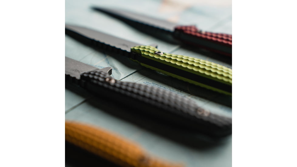 Toor Knives Toor Knives Mutiny Fixed Blade Knife, 4.0 in, CPM 154, Plain, Aluminum 7075 Sea Green, Premium Grey, Mutiny-Sea Green