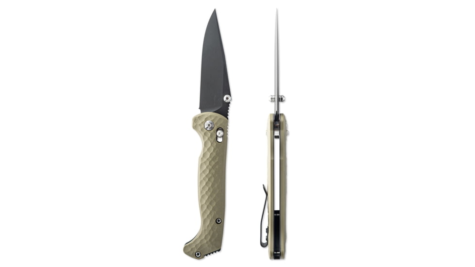 Toor Knives Toor Dropwing Folding Knife, 3.5in, CPM MagnaCut, Drop Point, G10, Ranger Green Handle, Dropwing - Ranger Green