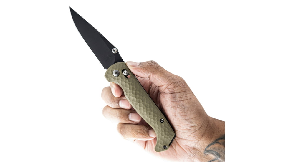 Toor Knives Toor Dropwing Folding Knife, 3.5in, CPM MagnaCut, Drop Point, G10, Ranger Green Handle, Dropwing - Ranger Green