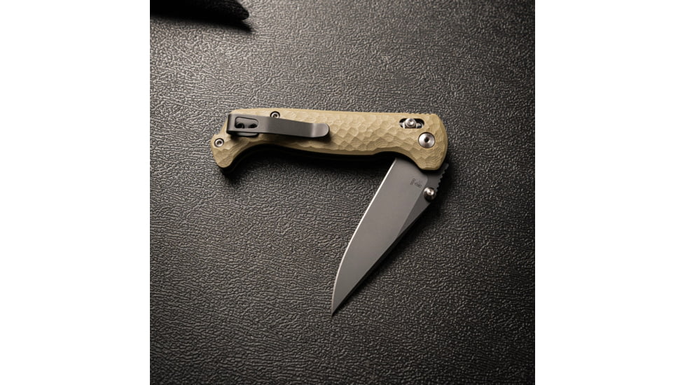 Toor Knives Toor Dropwing Folding Knife, 3.5in, CPM MagnaCut, Drop Point, G10, Ranger Green Handle, Dropwing - Ranger Green