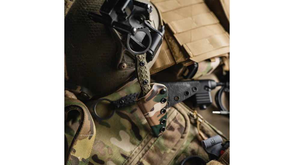 Toor Knives Viper Fixed Blade Knife, 2.625in, D2 Steel, G10 Handle, Covert Green, Viper-Covert Green