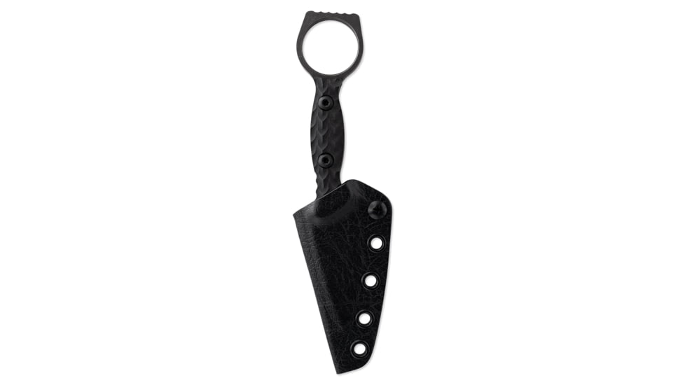 Toor Knives Viper Fixed Blade Knife, 2.625in, D2 Steel, G10 Handle, Carbon, Viper-Carbon