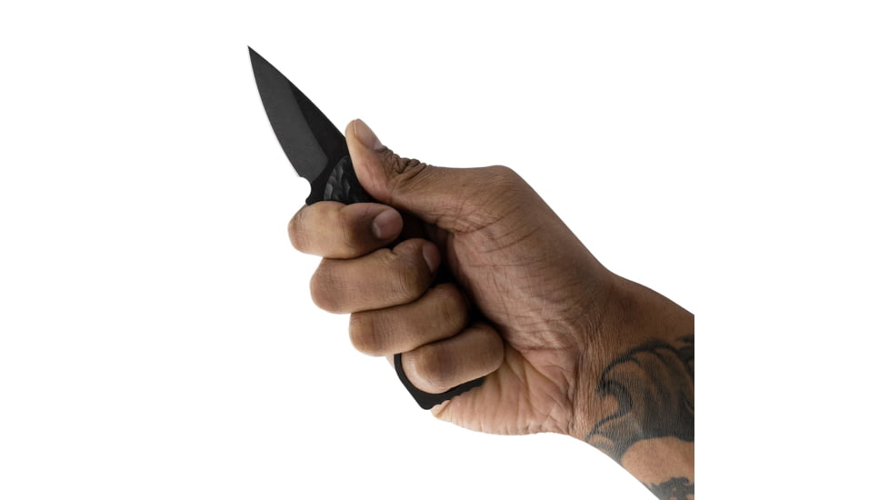 Toor Knives Viper Fixed Blade Knife, 2.625in, D2 Steel, G10 Handle, Carbon, Viper-Carbon