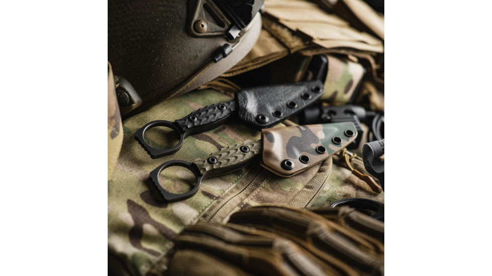 Toor Knives Viper Fixed Blade Knife, 2.625in, D2 Steel, G10 Handle, Covert Green, Viper-Covert Green