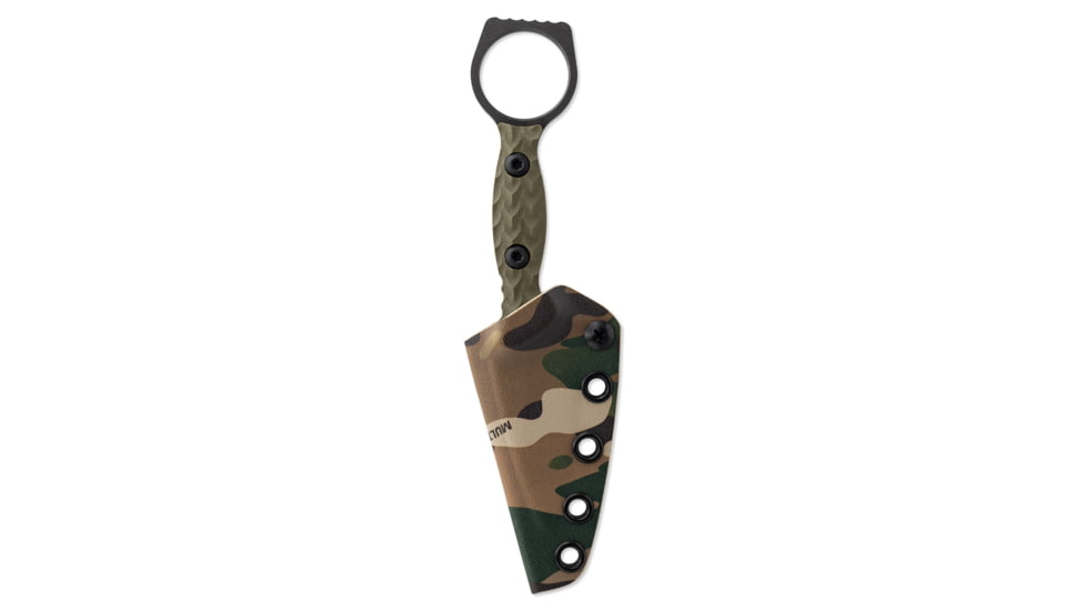 Toor Knives Viper Fixed Blade Knife, 2.625in, D2 Steel, G10 Handle, Covert Green, Viper-Covert Green