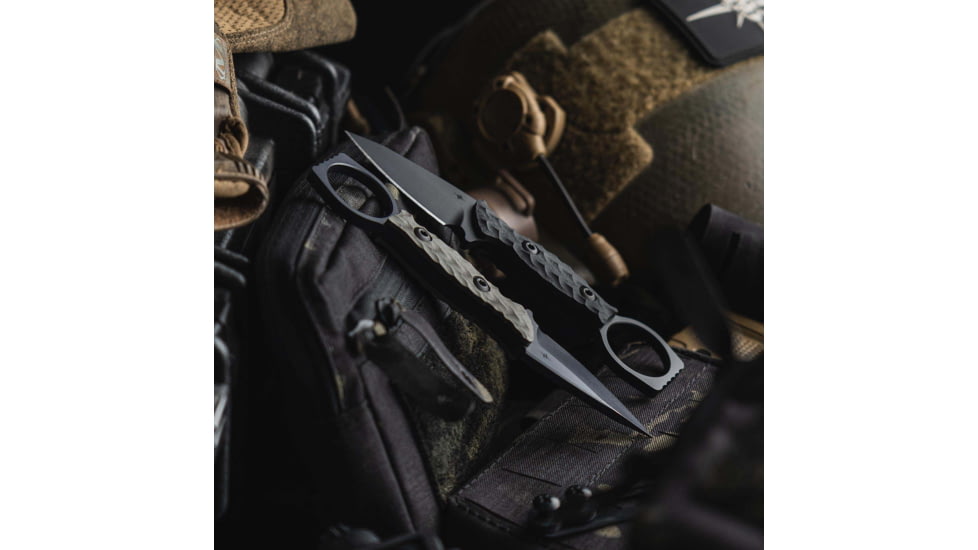 Toor Knives Viper Fixed Blade Knife, 2.625in, Steel CPM 154, G10, Shadow Black, Viper-Shadow-Black