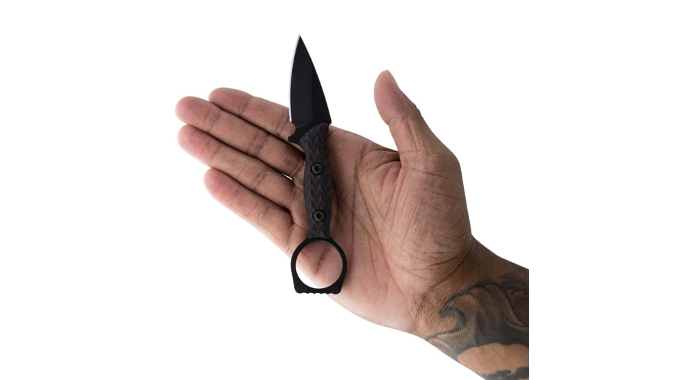 Toor Knives Viper Fixed Blade Knife, 2.625in, Steel CPM 154, G10, Shadow Black, Viper-Shadow-Black