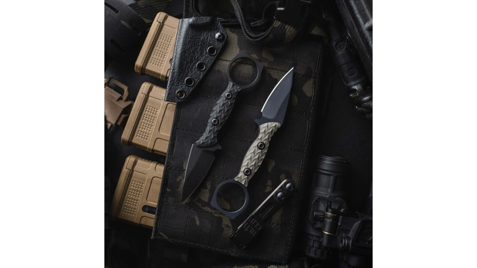 Toor Knives Viper Fixed Blade Knife, 2.625in, Steel CPM 154, G10, Shadow Black, Viper-Shadow-Black