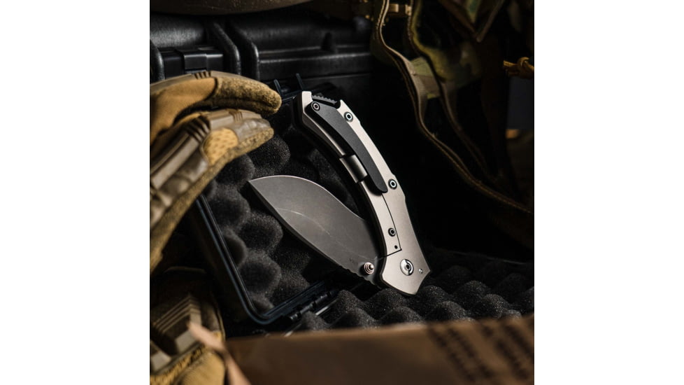 Toor Knives XT1 Alpha Folding Knife, Slate, XT1-Alpha-Slate