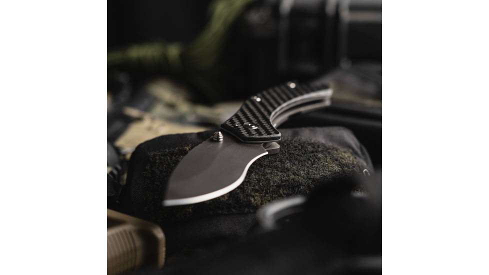 Toor Knives XT1 Bravo Folding Knife, 3.25in, CPM S35VN Steel, Stainless Steel Handle, Carbon Fiber, XT1-Bravo-Carbon-Fiber