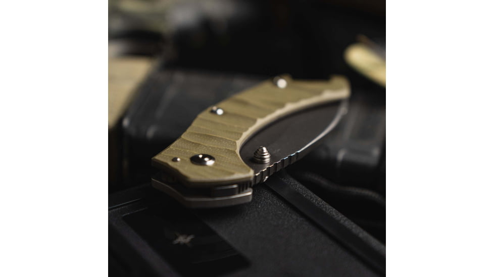 Toor Knives XT1 Bravo Folding Knife, 3.25in, CPM S35VN Steel, Stainless Steel Handle, G10, XT1-Bravo-G10