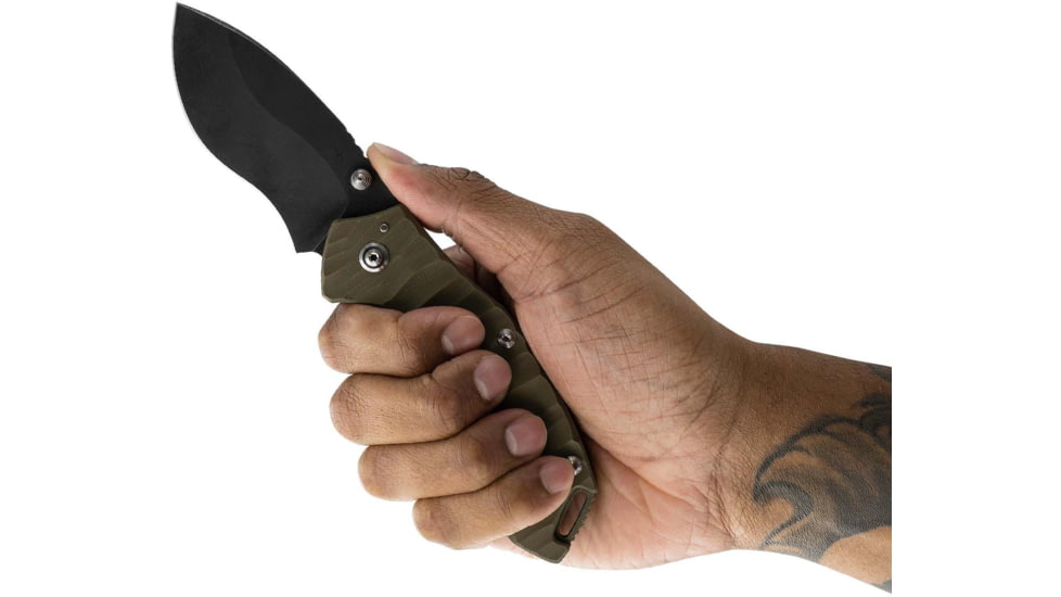 Toor Knives XT1 Bravo Folding Knife, 3.25in, CPM S35VN Steel, Stainless Steel Handle, G10, XT1-Bravo-G10