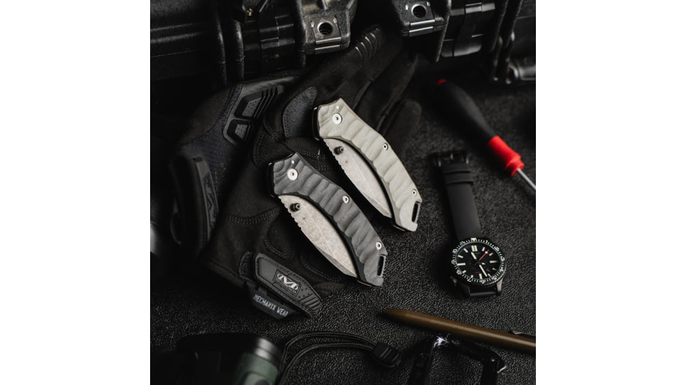 Toor Knives XT1 Charlie Folding Knives, Stealth, XT1-Charlie-Stealth