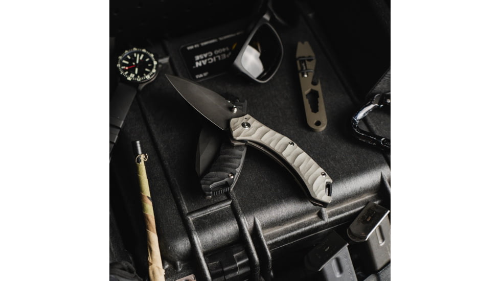 Toor Knives XT1 Charlie Folding Knives, Stealth, XT1-Charlie-Stealth