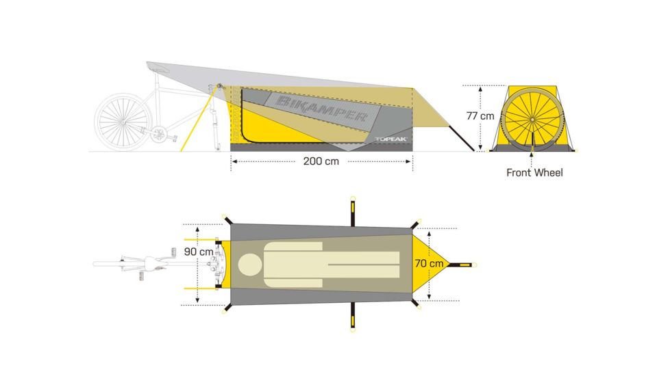 TOPEAK Bikamper 3 Season Tent 66009001
