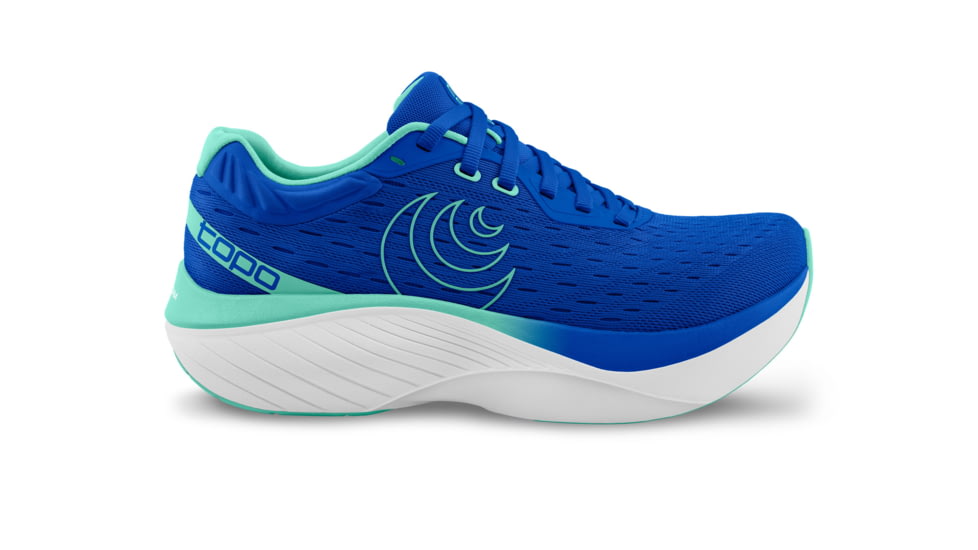 Topo Athletic Atmos Shoes Max Cushion Shoes - Women's, Blue/Aqua, 7.0 US, W069-070-BLUAQU