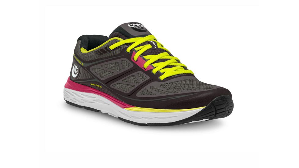 Topo Athletic Fli-Lyte 2 Road Running Shoe - Womens, Black/Yellow, 8 US W019-080-BLKYEL
