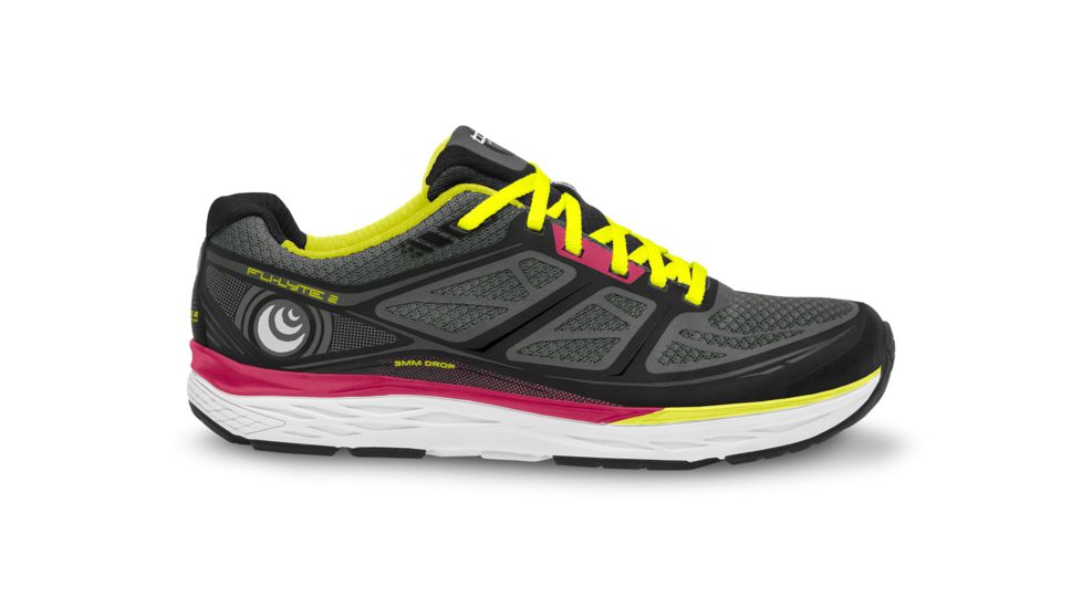 Topo Athletic Fli-Lyte 2 Road Running Shoe - Womens, Black/Yellow, 8 US W019-080-BLKYEL