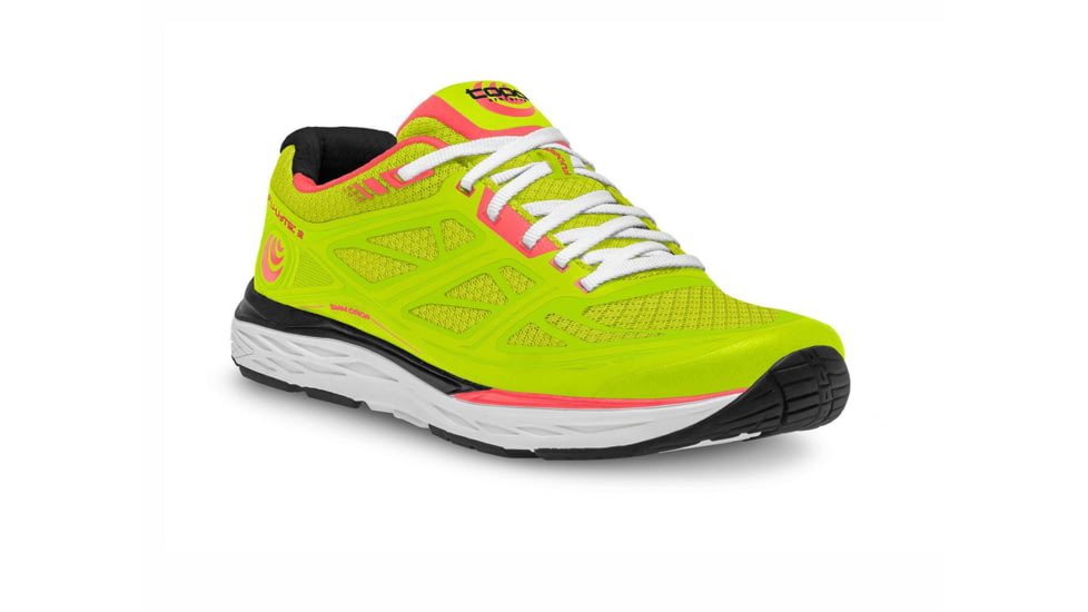 Topo Athletic Fli-Lyte 2 Road Running Shoe - Womens, Green/Coral, 11 US W019-110-GRECOR