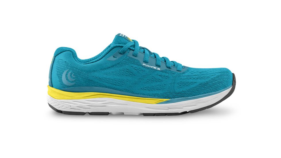 Topo Athletic Fli-Lyte 3 - Womens, Aqua / Yellow, Medium, 10, W030-100-AQUYEL