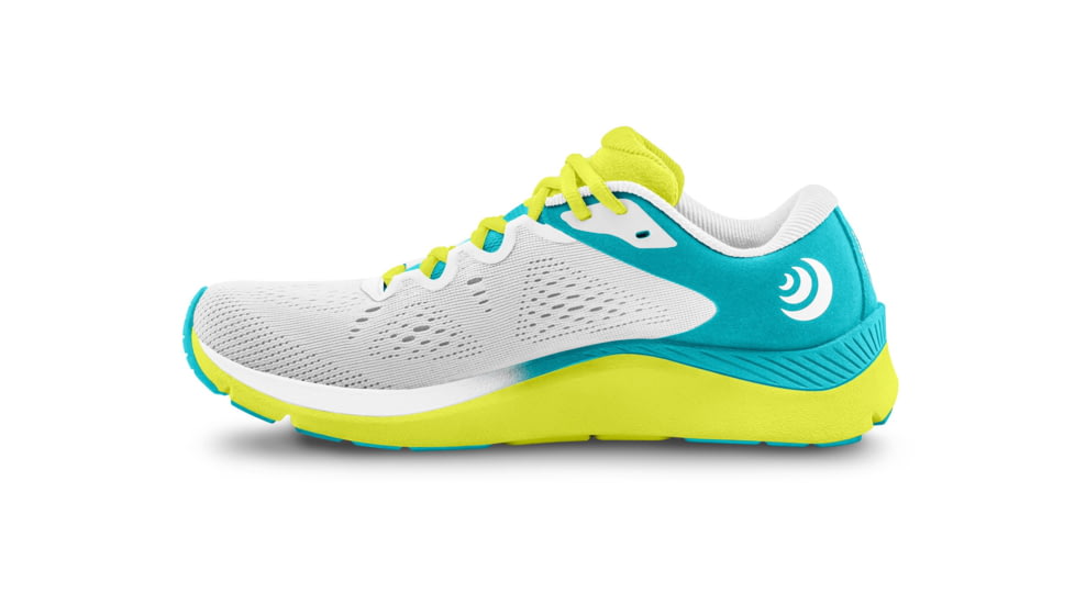 Topo Athletic Fli-Lyte 4 Road Running Shoe - Womens, White/Lime, 10.5, W049-105-WHTLIM