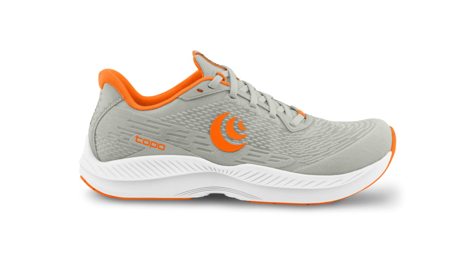 Topo Athletic Fli-Lyte 5 Road Running Shoe - Mens, Grey/Orange, 12.5, M064-125-GRYORG