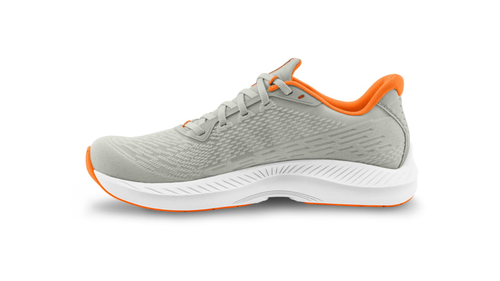 Topo Athletic Fli-Lyte 5 Road Running Shoe - Mens, Grey/Orange, 12.5, M064-125-GRYORG