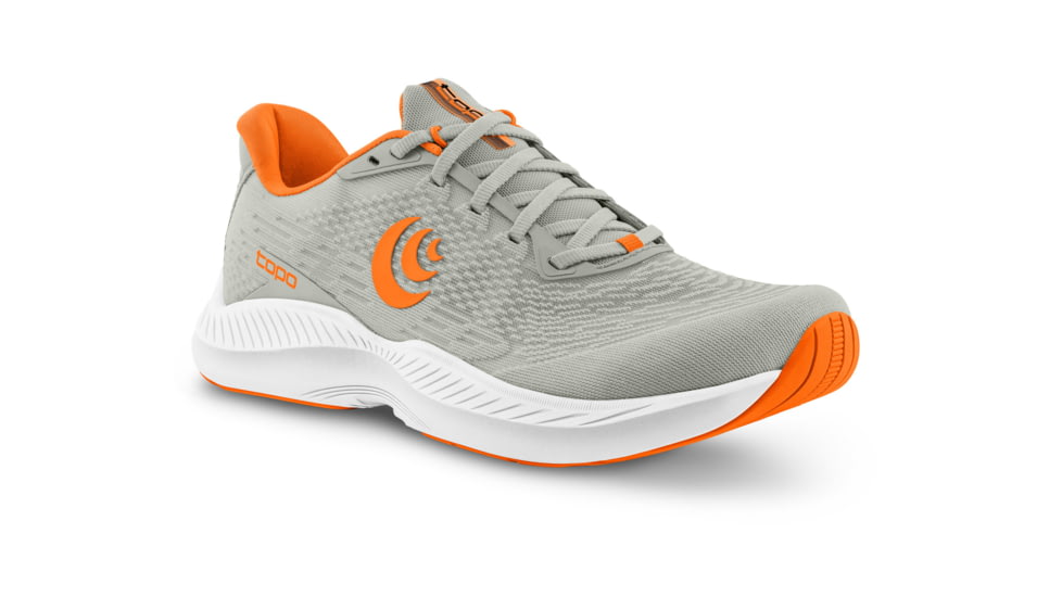 Topo Athletic Fli-Lyte 5 Road Running Shoe - Mens, Grey/Orange, 12.5, M064-125-GRYORG
