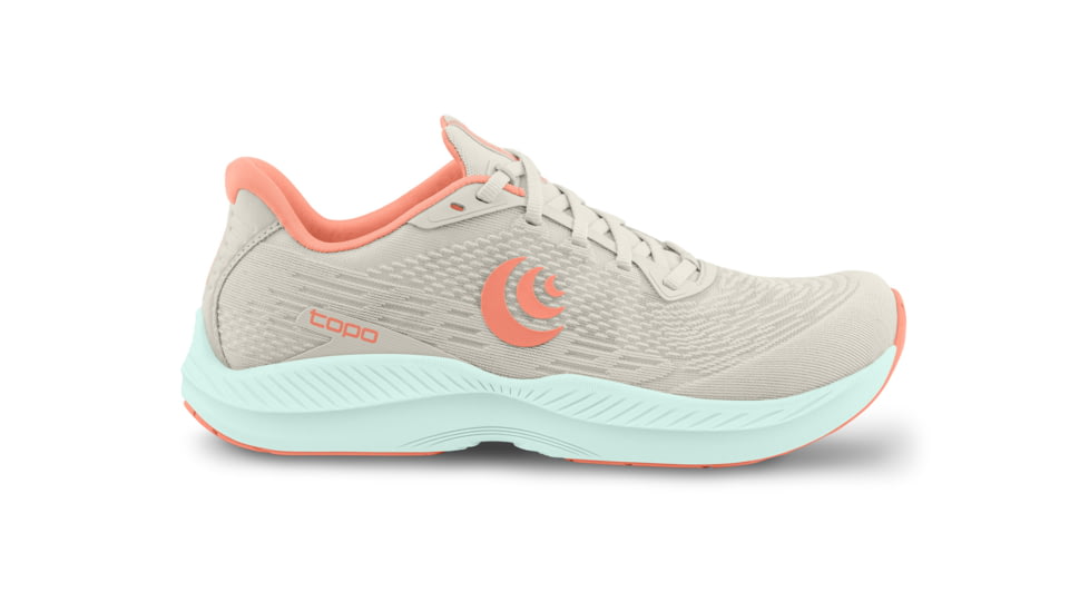 Topo Athletic Fli-Lyte 5 Road Running Shoes - Womens, Grey/Sky, 7.5, W064-075-GRYSKY