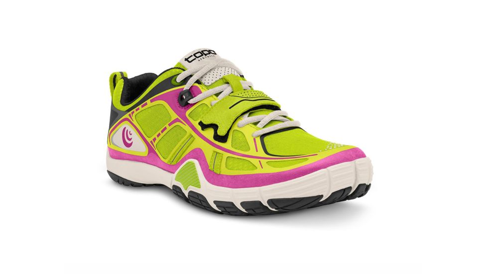 Topo Athletic Halsa Road Running Shoe - Womens, Lime/Orchid, 6 US W010-060-LIMORC