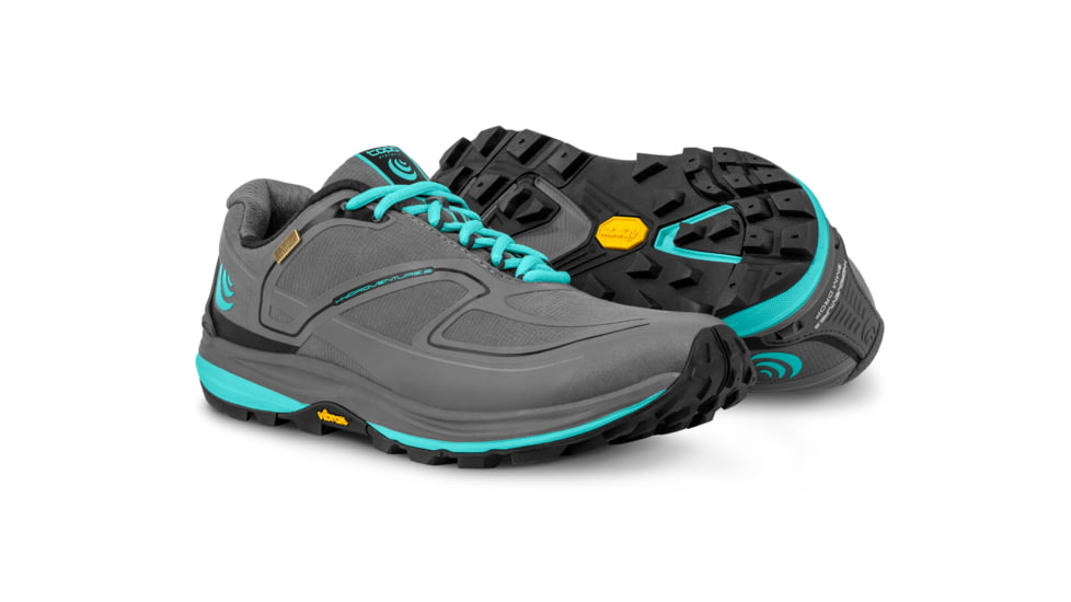 Topo Athletic Hydroventure 2 - Womens, Charcoal / Sky, Medium, 10, W027-100-CHASKY