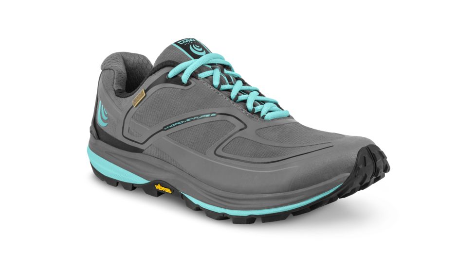 Topo Athletic Hydroventure 2 - Womens, Charcoal / Sky, Medium, 6.5, W027-065-CHASKY