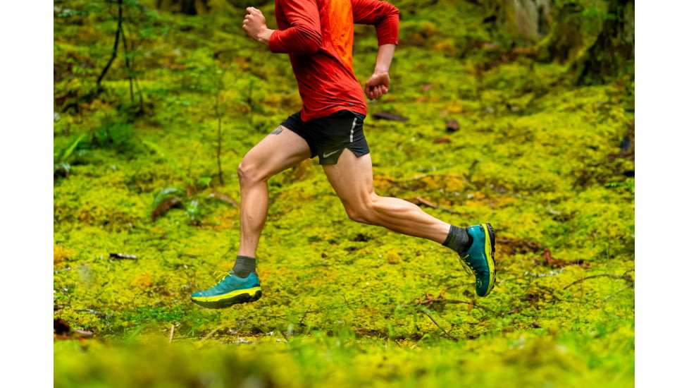 Topo Athletic M-MTN Racer Trailrunning Shoes - Mens, Teal / Lime, 9, M033-090-TEALIM