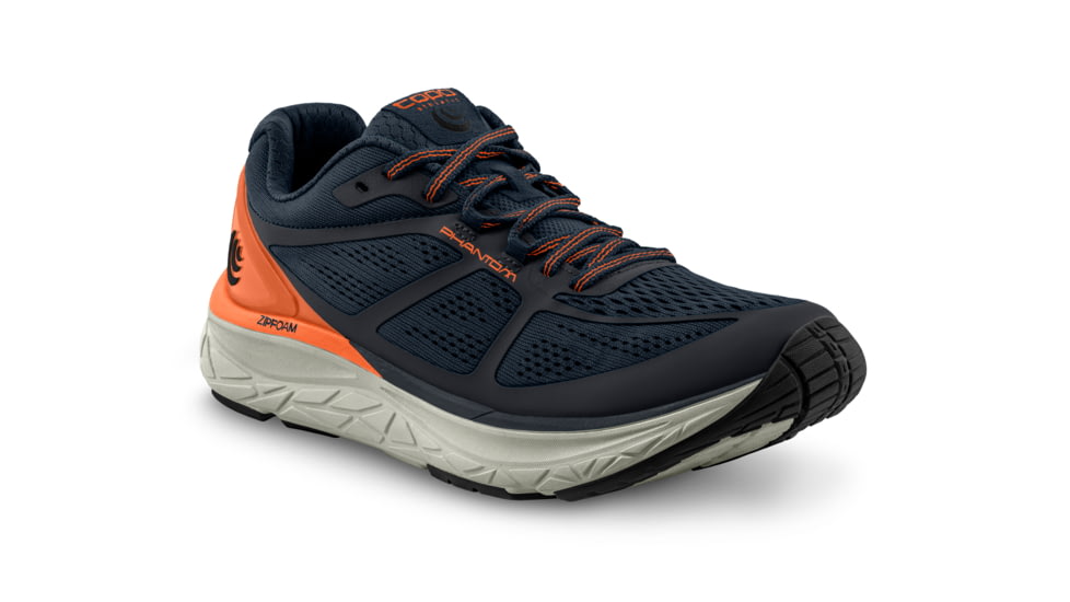 Topo Athletic M-Phantom Trailrunning Shoes - Mens, Navy / Orange, 7.5, M032-075-NAVORG