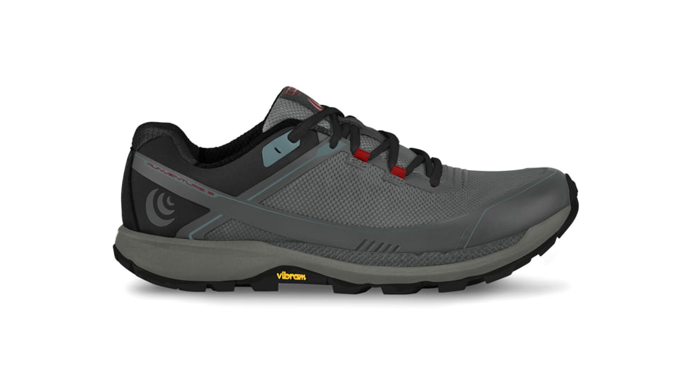 Topo Athletic M-Runventure 3 Trailrunning Shoes - Mens, Grey / Red, 13, M035-130-GRYRED